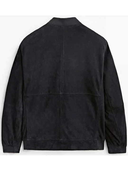 Black Leather Bomber Jacket Black Leather Bomber Jacket
