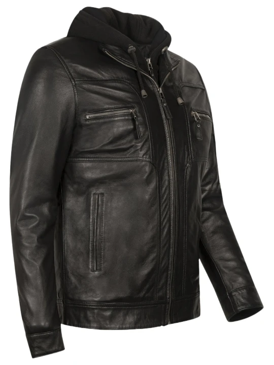 Men Fabulous Wear Real Lambskin Black Leather Jacket Men Fabulous Wear Real Lambskin Black Leather Jacket
