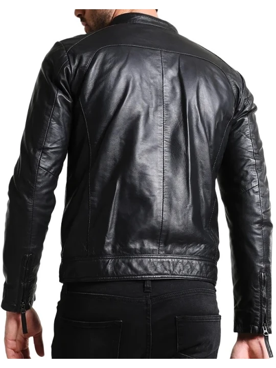 Biker Black Leather Jacket Biker Black Leather Jacket