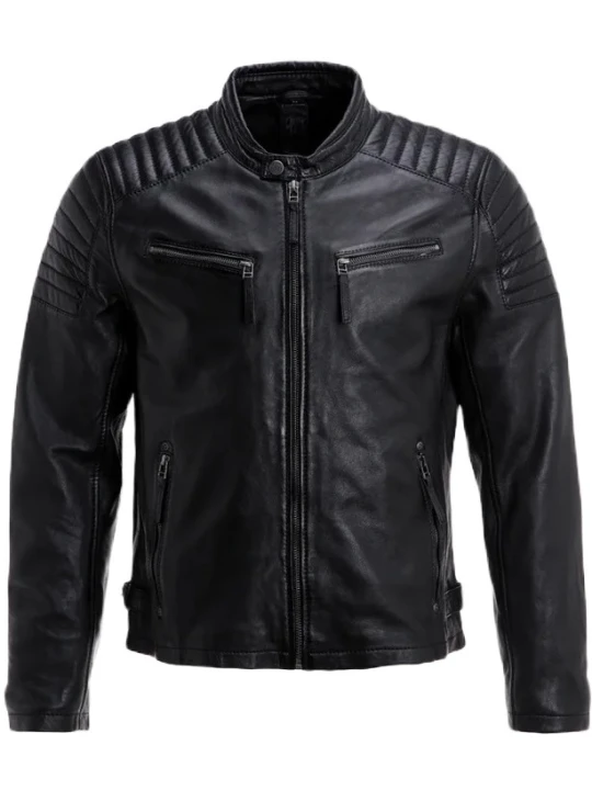 Black Leather Jacket Gents Black Leather Jacket Gents