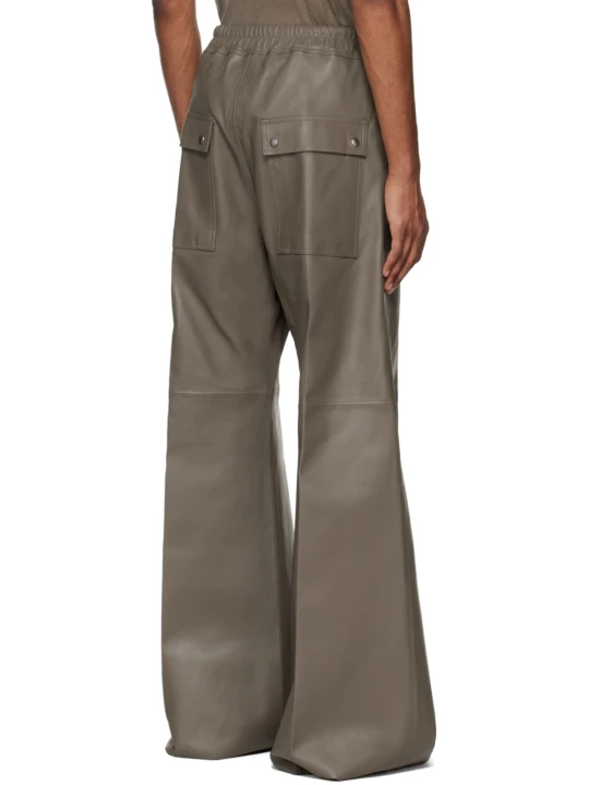 Wide Leg Dark Brown Pants