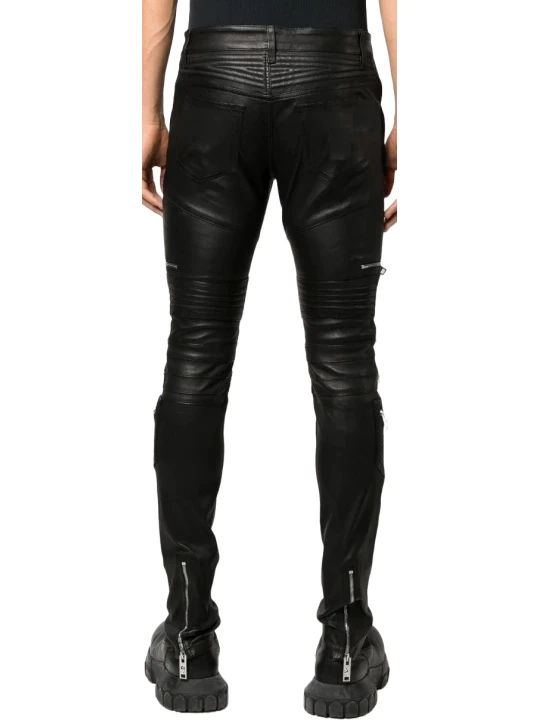 Zippers Black Leather Pants Zippers Black Leather Pants
