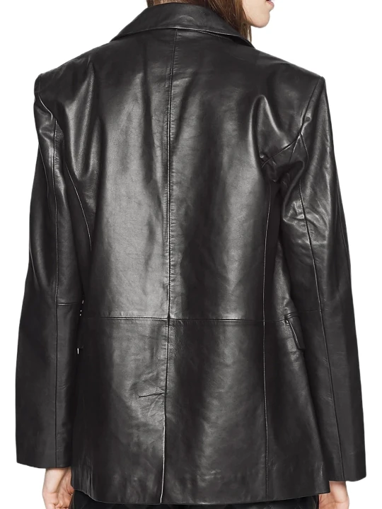 Best Black Leather Blazer Best Black Leather Blazer