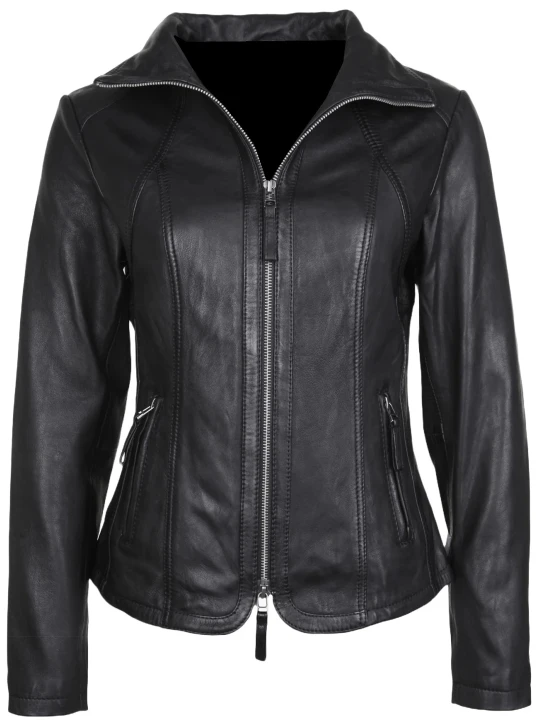 Black Jacket With Leather