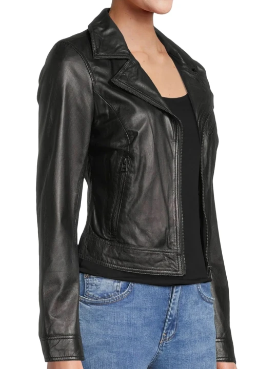 Black Leather Outerwear
