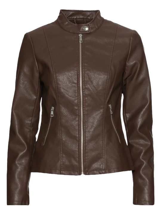 Brown Leather Biker Jacket Brown Leather Biker Jacket