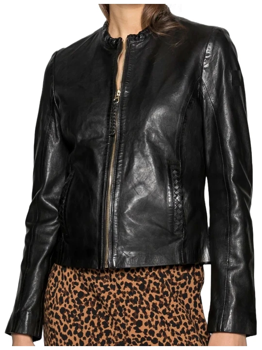 Classy Black Leather Jacket