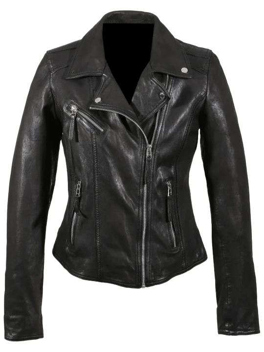 Fashionable Black Leather Jacket