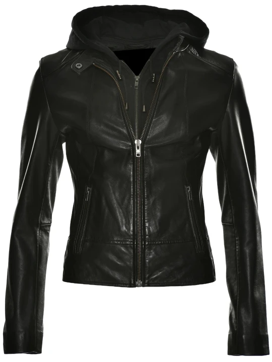 Genuine Black Moto Leather Jacket