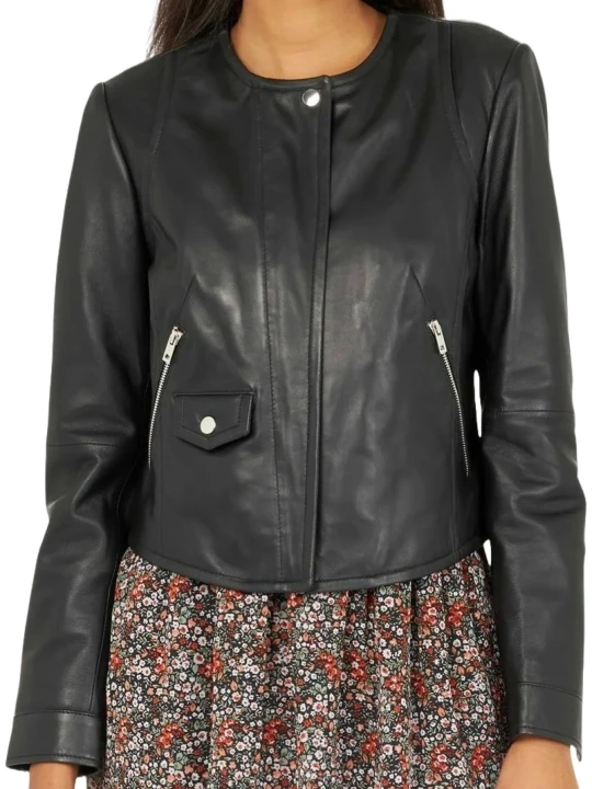 Genuine Leather Jacket For Female