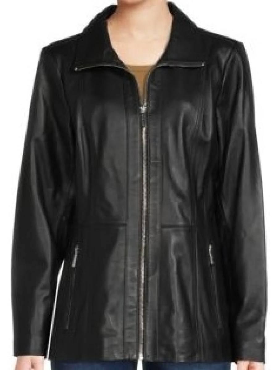 High Fashion Black Leather Jacket
