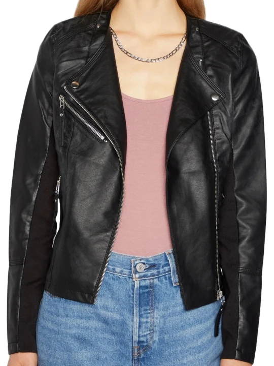 Real Short Leather Jacket