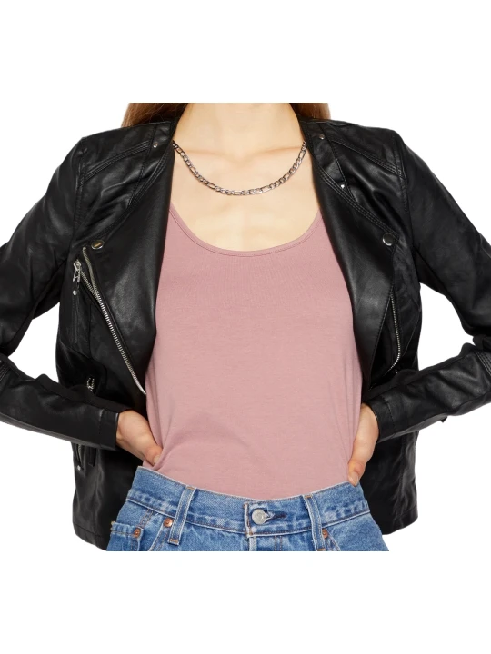 Real Short Leather Jacket