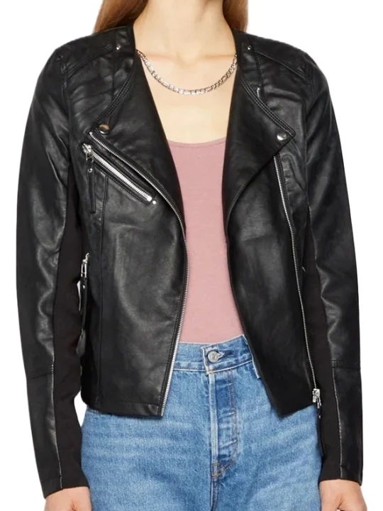 Real Short Leather Jacket