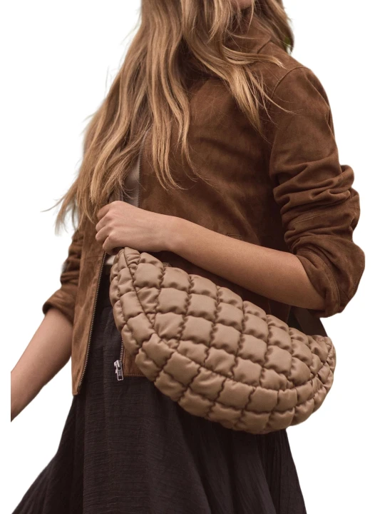Shirt Collar Brown Suede Leather Jacket