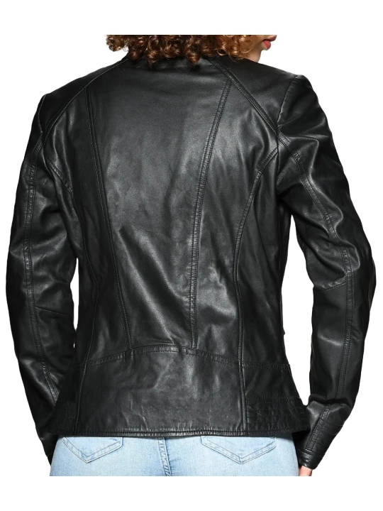 Soft Lambskin Black Leather Jacket