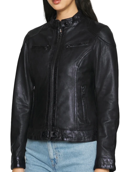 Stylish Black Leather Jacket