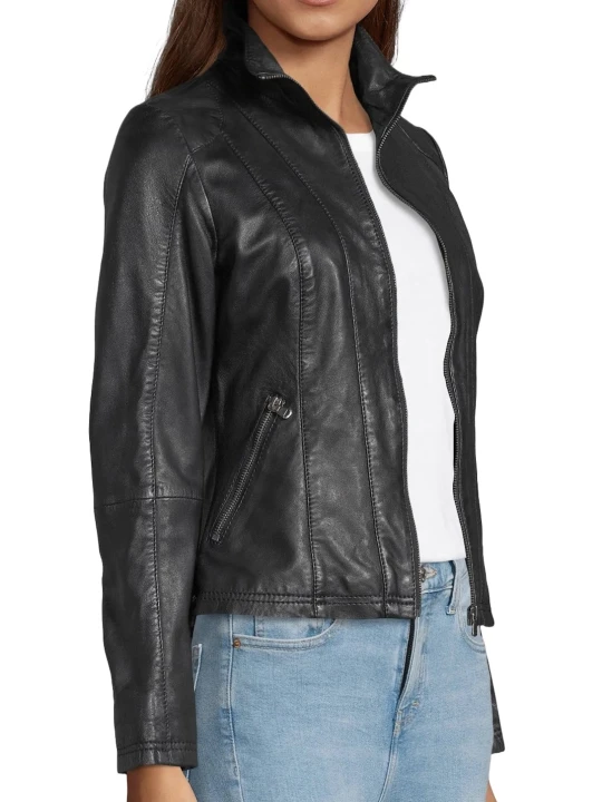 Tailored Fit Women Leather Jacket
