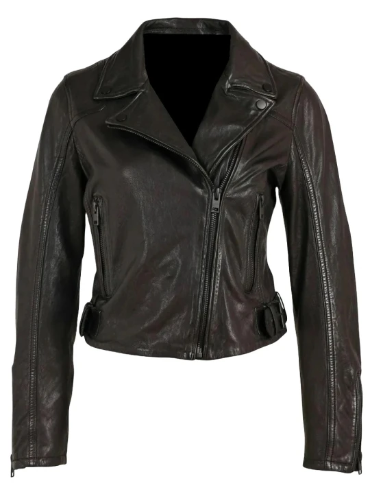 Trendy Leather Jacket Black