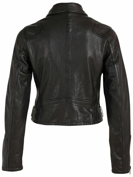 Trendy Leather Jacket Black