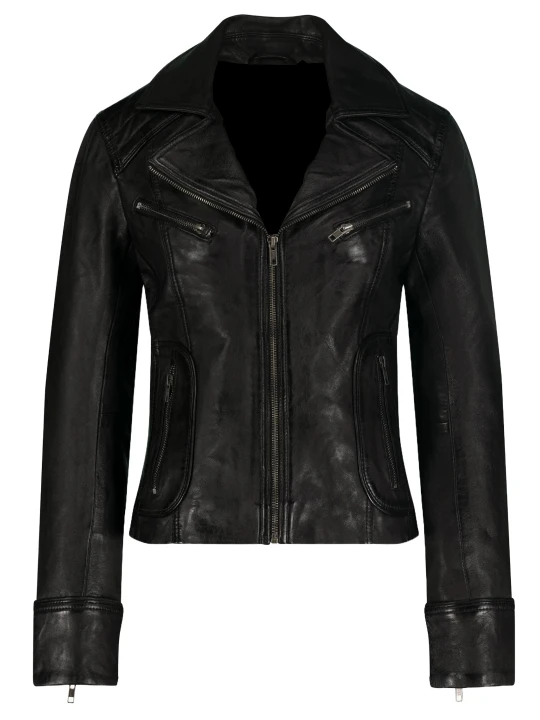 Unicorn Real Black Leather Jacket
