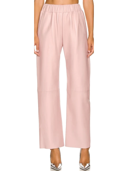 Best Leather Trousers Pink