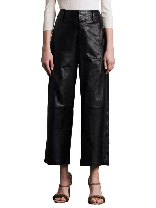 Black Leather Pants