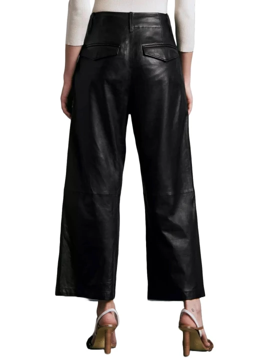 Black Leather Pants