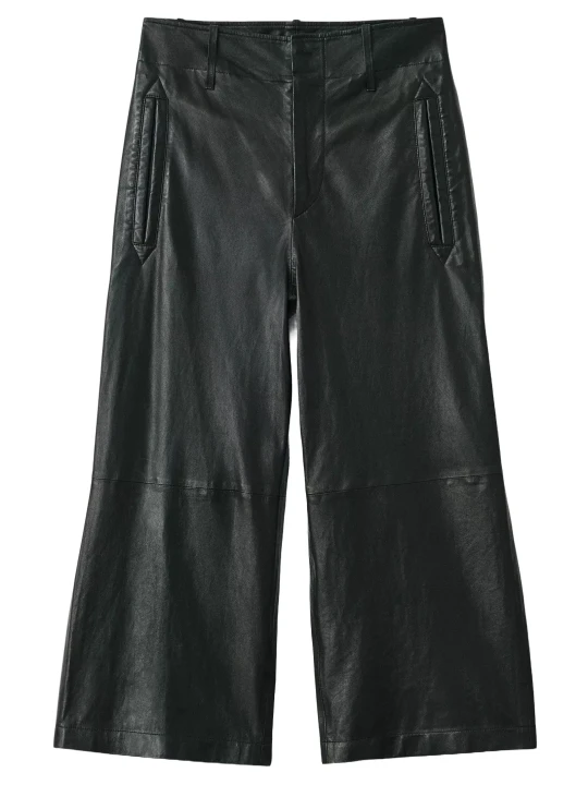 Black Leather Pants