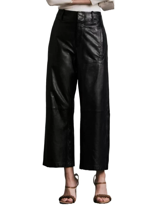 Black Leather Pants