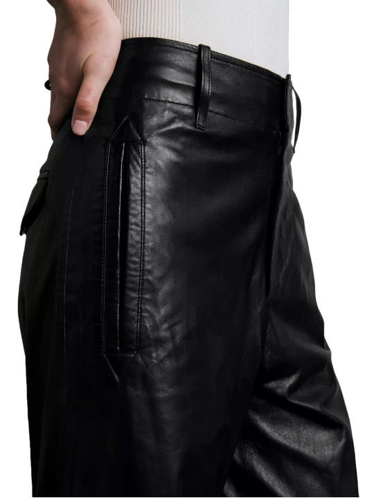 Black Leather Pants