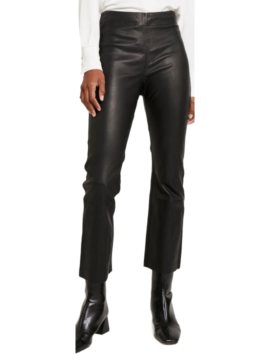 Black Leather Trousers 