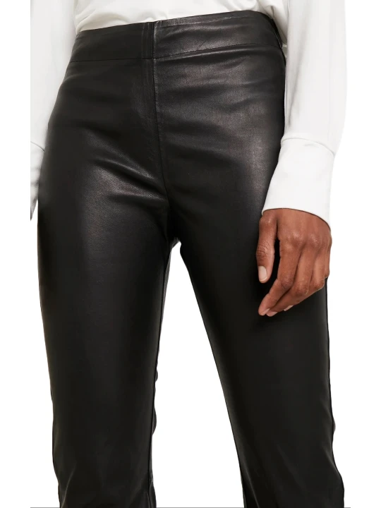 Black Leather Trousers 