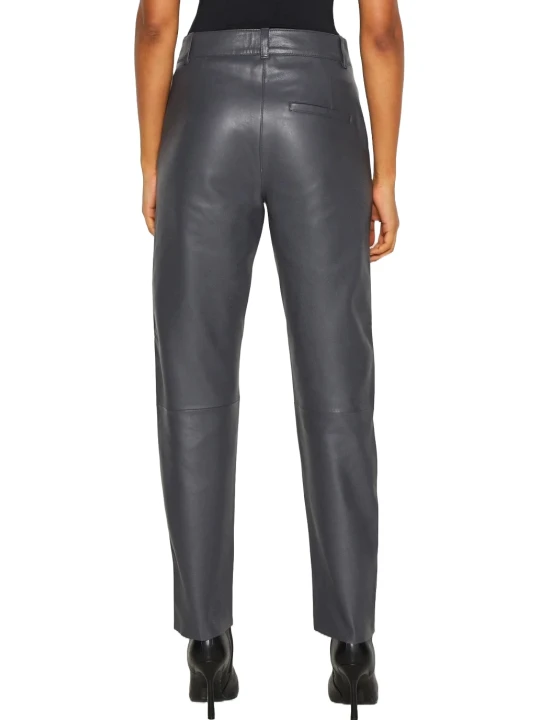 Grey Leather Trousers Grey Leather Trousers