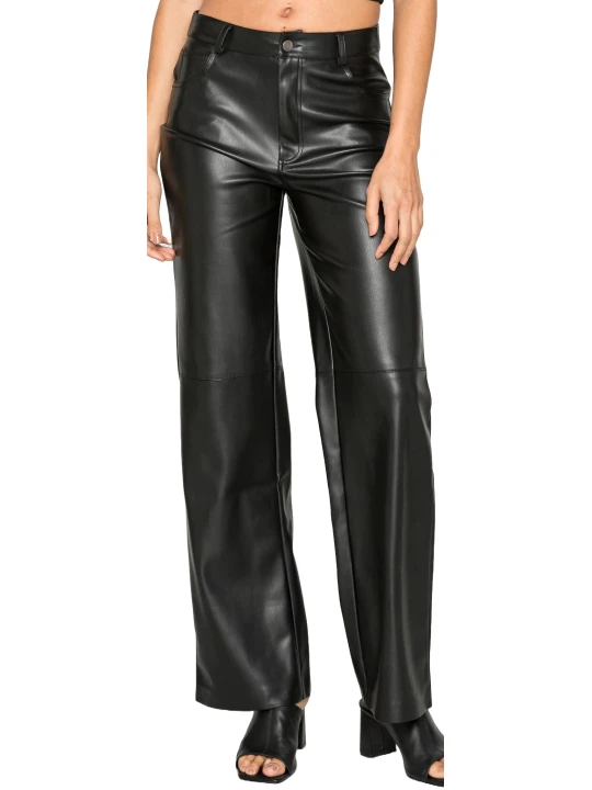 Leather Trousers Black
