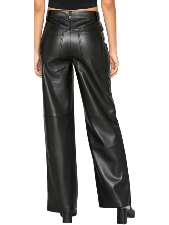 Leather Trousers Black