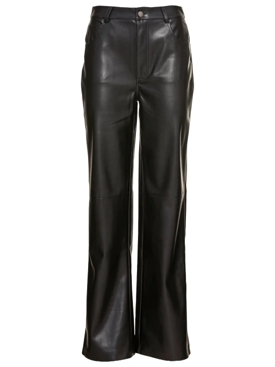 Leather Trousers Black