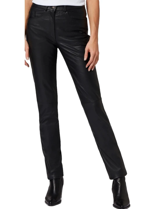 Leather Trousers Black Pants