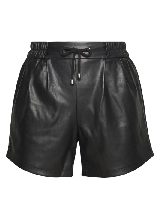 Women Edgy Real Lambskin Black Leather Shorts Women Edgy Real Lambskin Black Leather Shorts