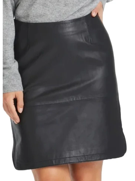 Black Leather Skirt