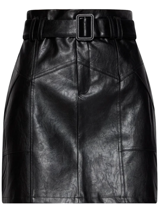 Black Leather Skirt Outfit