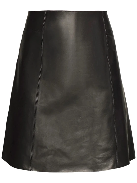 Leather Micro Black Skirt Leather Micro Black Skirt