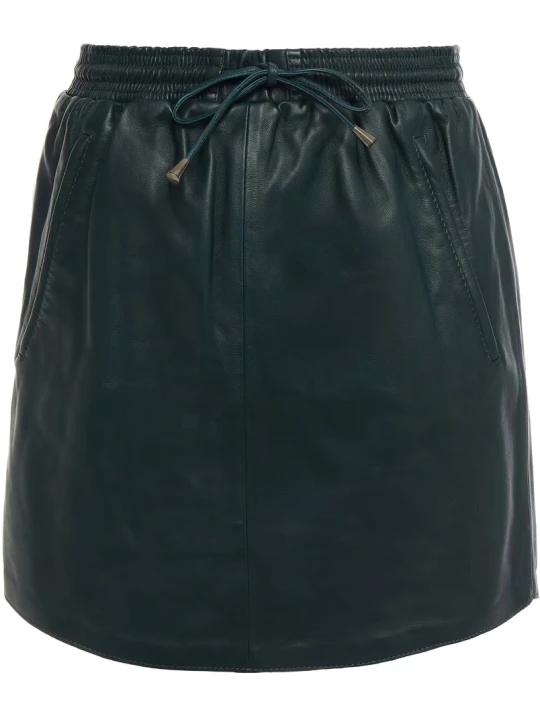 Mini Leather Green Skirt Mini Leather Green Skirt