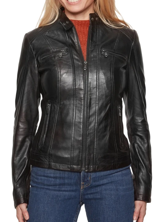 Sophisticated Black Leather Apperal