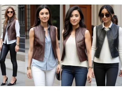 A Guide to Women's Leather Vests : Unleashing Style and Empowerment 
