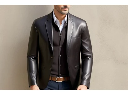 The Timeless Elegance: Unveiling the Versatility of Leather Blazers for Men