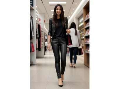 Sleek, Chic, and Unforgettable: Women's Leather Jeans for Unparalleled Style